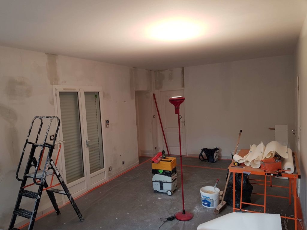 Peinture intérieur et jointoyeur - Pièce avant travaux